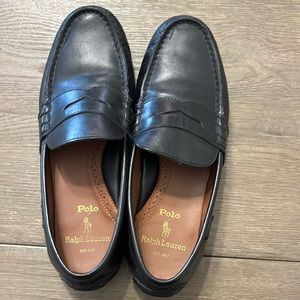 Polo Ralph Lauren leather loafers- boys size 7